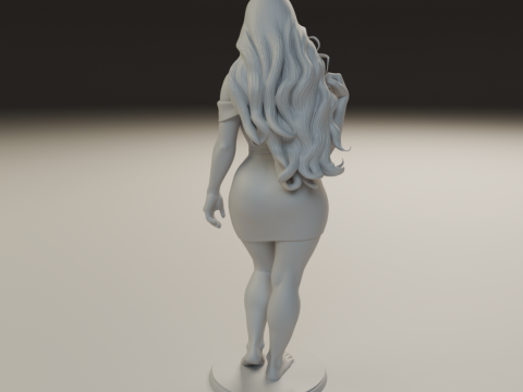 Pin up 3Dプリントモデル