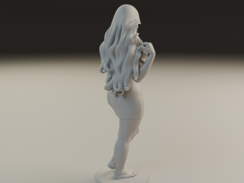 Pin up 3Dプリントモデル