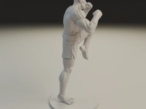 Sagat 3D Print Model