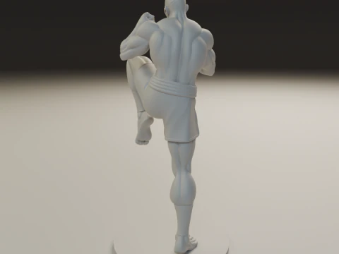 Sagat 3D Print Model
