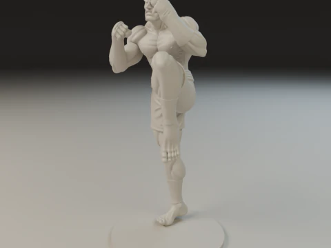 Sagat 3D Print Model