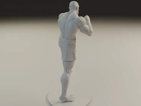 Sagat 3D Print Model