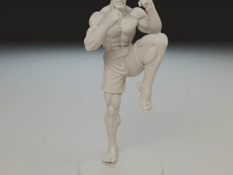 Sagat 3D Print Model