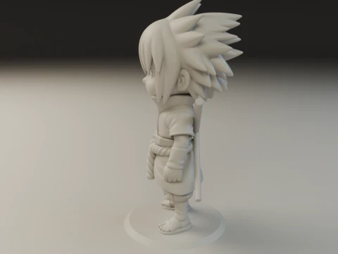 Sasuke Uchiha 3D Print Model