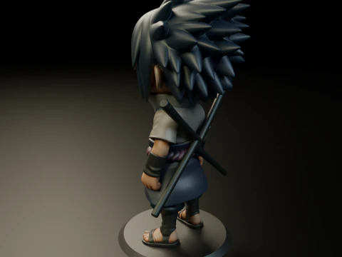 Sasuke Uchiha 3D Print Model