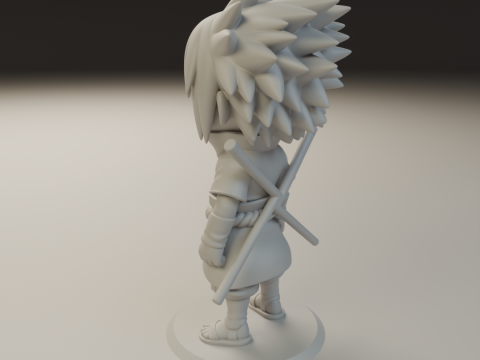 Sasuke Uchiha Model Cetak 3D