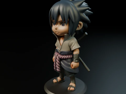 Sasuke Uchiha 3D Print Model