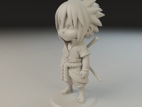 Sasuke Uchiha 3D Print Model
