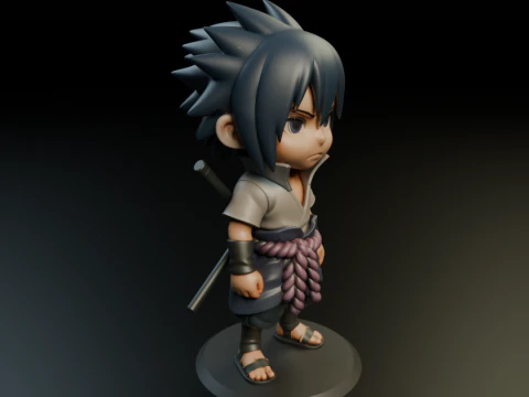 Sasuke Uchiha 3D Print Model