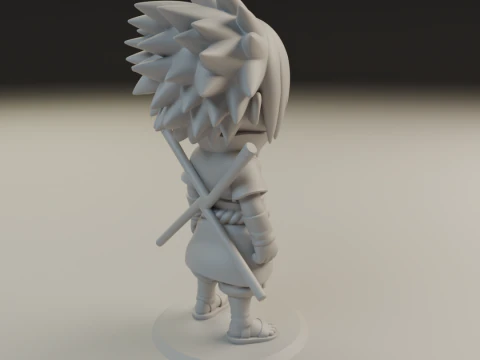 Sasuke Uchiha 3D Print Model