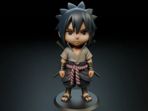 Sasuke Uchiha 3D Print Model