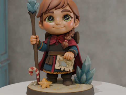 Aventureux Modèles 3D en vedette