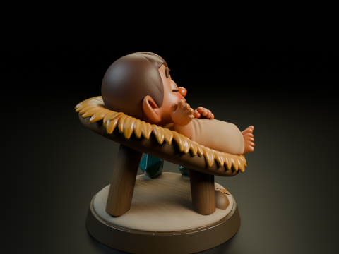 Baby jesus 3Dプリントモデル