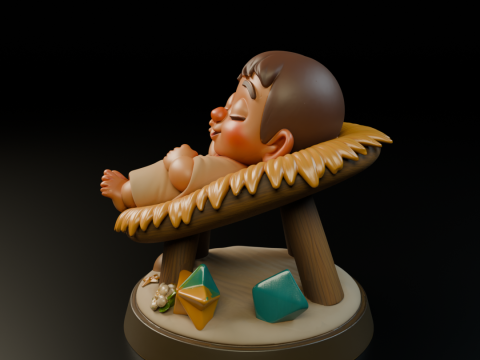Baby jesus 3Dプリントモデル