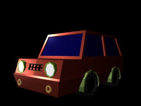 Simple car 3D मॉडल