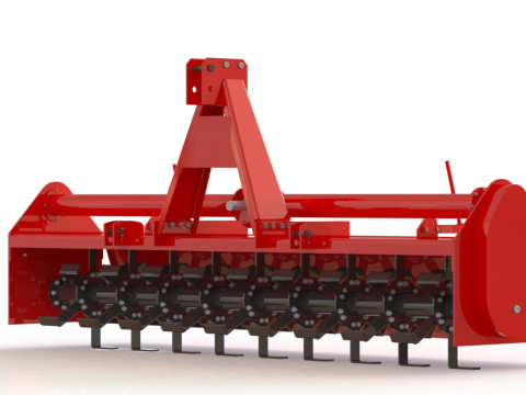 ROTARY TILLER 3D Модель