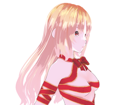 Your Christmas Present Mizuki Low-poly 3D Model