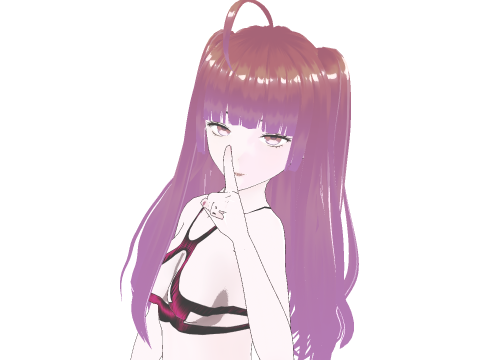 Beach Girl Yukiha Stylized Anime Fully Rigged Game Ready 3D Model