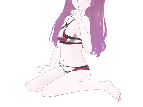 Beach Girl Yukiha Stylized Anime Fully Rigged Game Ready 3D Model