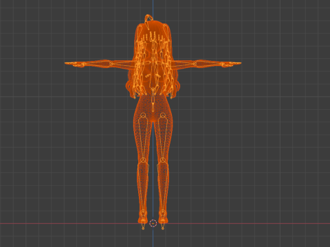Beach Girl Yukiha Stylized Anime Fully Rigged Game Ready 3D Model