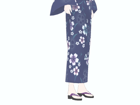 Traditional Anime Girl Fully Rigged Stylized 3D Character 3D Модель