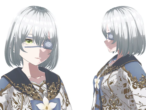 Fantasy Anime Girl Fully Rigged Game Ready 3D Model