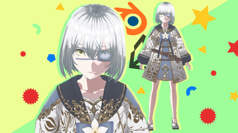 Fantasy Anime Girl Fully Rigged Game Ready 3D-Modell .c4d .max .obj .3ds .fbx .stl .blend