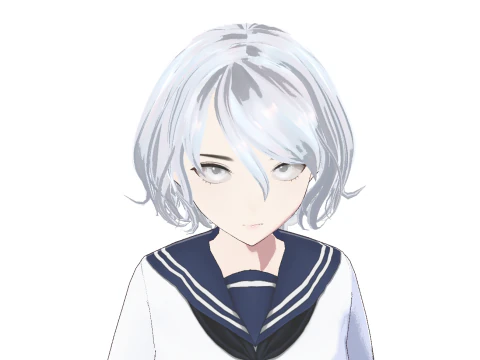 Yuzuki Fully Rigged Anime Model - Pack of 3 3D Model