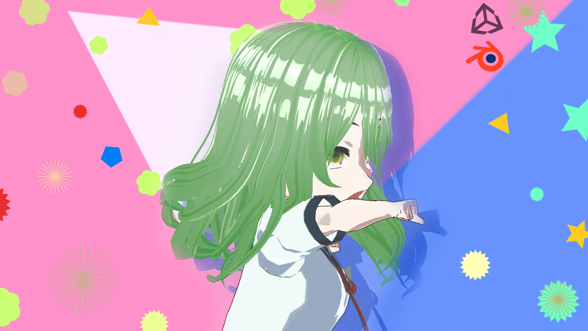 Anime Chibi School Girl 3 Saniko 3D Model .c4d .max .obj .3ds .fbx .stl .blend 