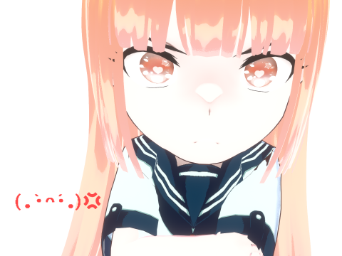 Anime Chibi School Girl 5 Chi-chan Modello 3D
