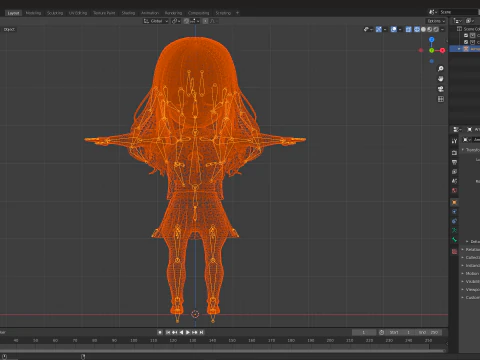 5 Chibi School Girls Pack Fully Rigged 3D Model