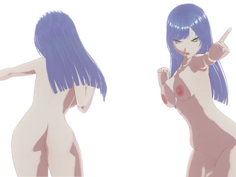 Anime School Teacher Figure 3D-Modell