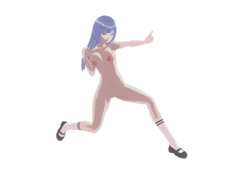 Anime School Teacher Figure 3D-Modell