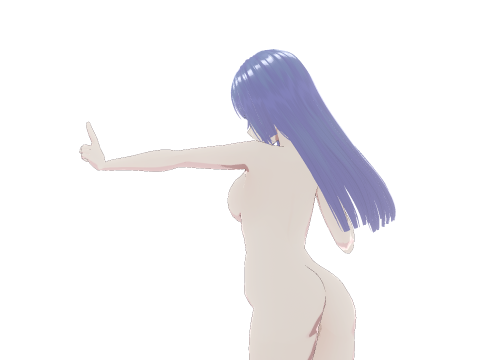 Anime School Teacher Figure 3D-Modell