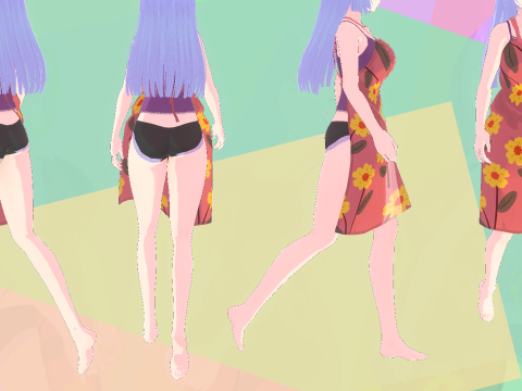 Anime Housewife Mommy 3D Model