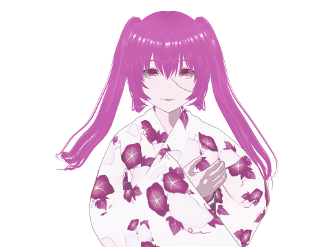 Psycho Anime School Student 3D Model