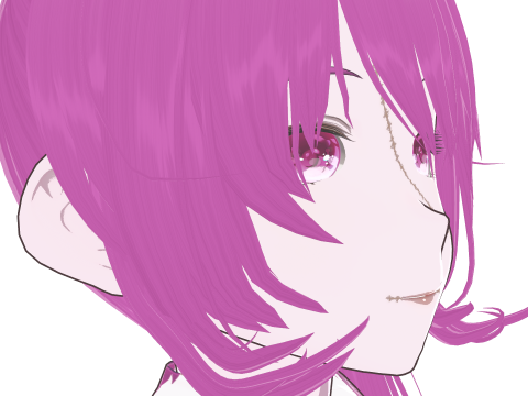Psycho Anime School Student 3D Model