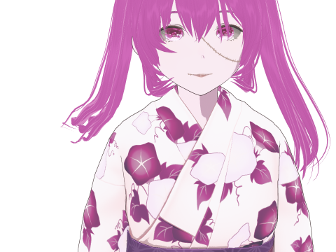 Psycho Anime School Student 3D Model