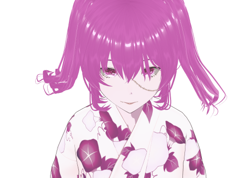 Psycho Anime School Student 3D Model