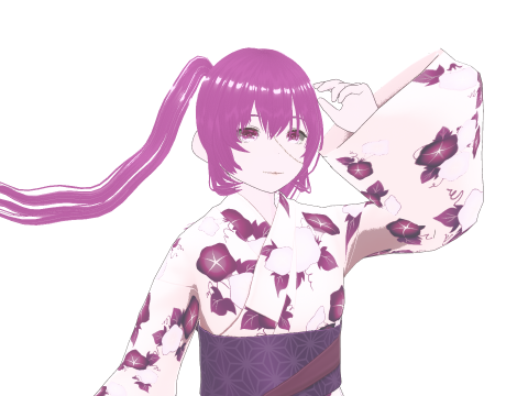 Psycho Anime School Student 3D Model