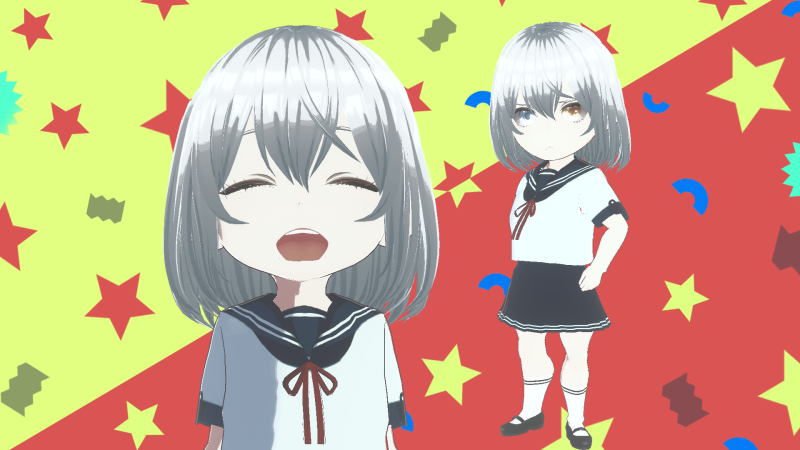 Cute Chibi School Girl 3D मॉडल .c4d .max .obj .3ds .fbx .stl .blend