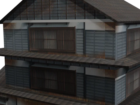 Super Lowpoly House Complex 3D Model