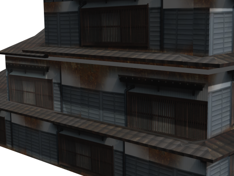Super Lowpoly House Complex 3D 模型