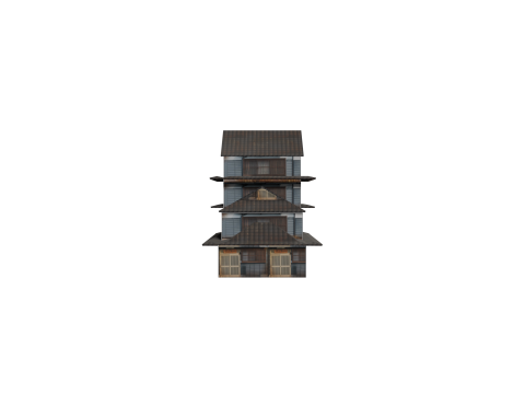 Super Lowpoly House Complex 3D 模型