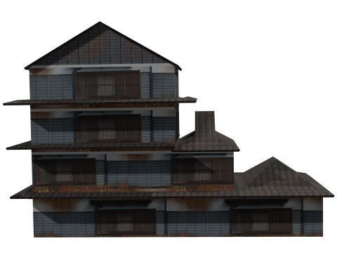 Super Lowpoly House Complex 3D 模型