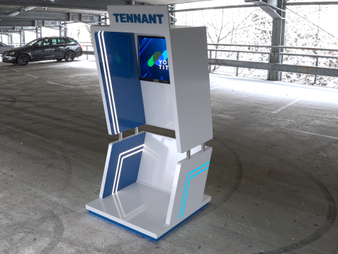 Exhibition Booth Stand Stall Trade Show 3D-Modell