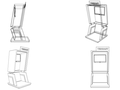Exhibition Booth Stand Stall Trade Show 3D-Modell