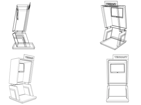 Exhibition Booth Stand Stall Trade Show 3D Model
