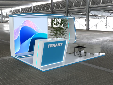 Stand espositivo Stand Stalla Fiera 3D 4X3 Modello 3D