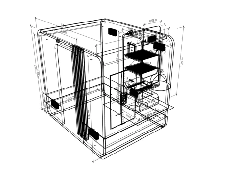 आधुनिक फोटो बूथ कियॉस्क इंटरएक्टिव सेल्फ फोटो बूथ 3D मॉडल